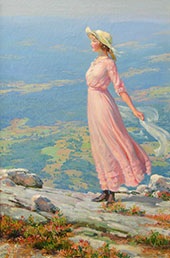 September Breeze 1916 By Charles Courtney Curran