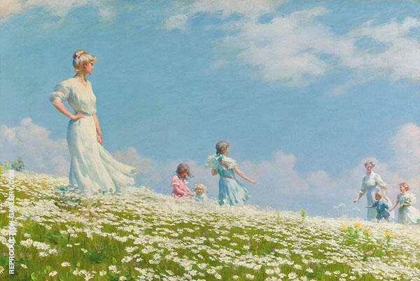 Summer by Charles Courtney Curran | Oil Painting Reproduction