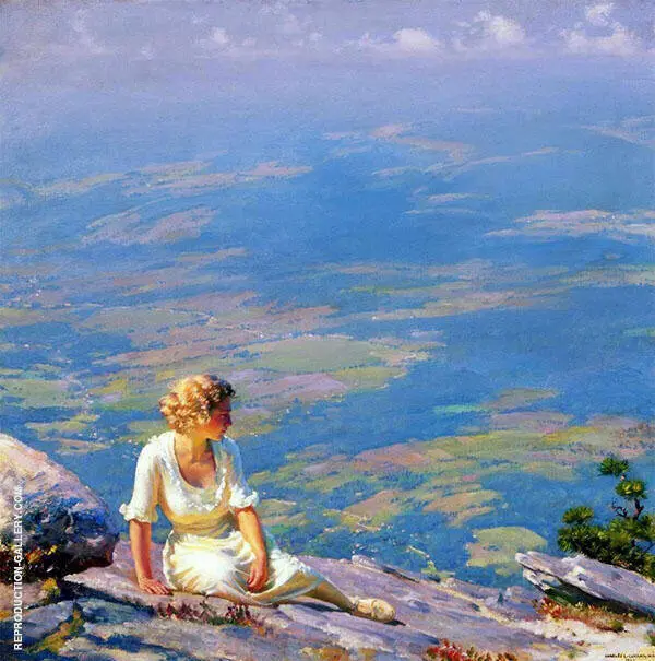 Sunshine and Haze 1915 By Charles Courtney Curran