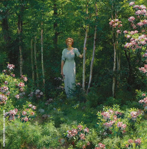 The Edge of The Woods By Charles Courtney Curran