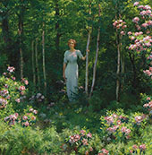 The Edge of The Woods By Charles Courtney Curran
