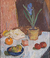 Composition with Hyacinth Fruits and Blue Bowl 1911 By Karl Isakson
