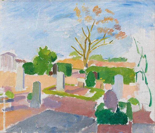 Graveyard Christians c1911 by Karl Isakson | Oil Painting Reproduction