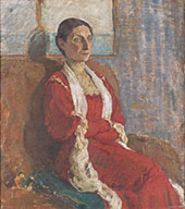 Portrait of Mrs Bertha Brandstrup 1909 By Karl Isakson