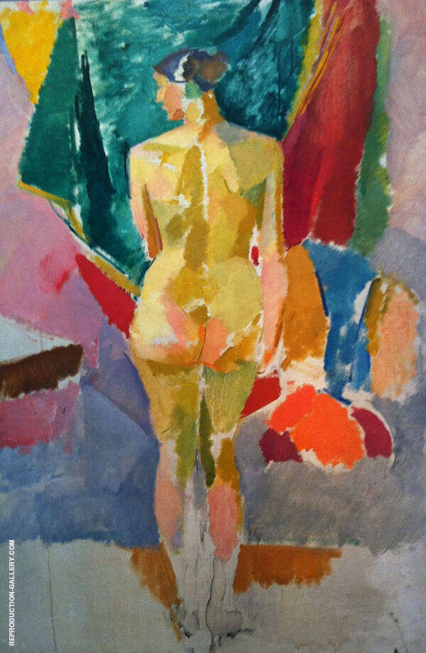 Standing Model Seen from The Back 1922 | Oil Painting Reproduction