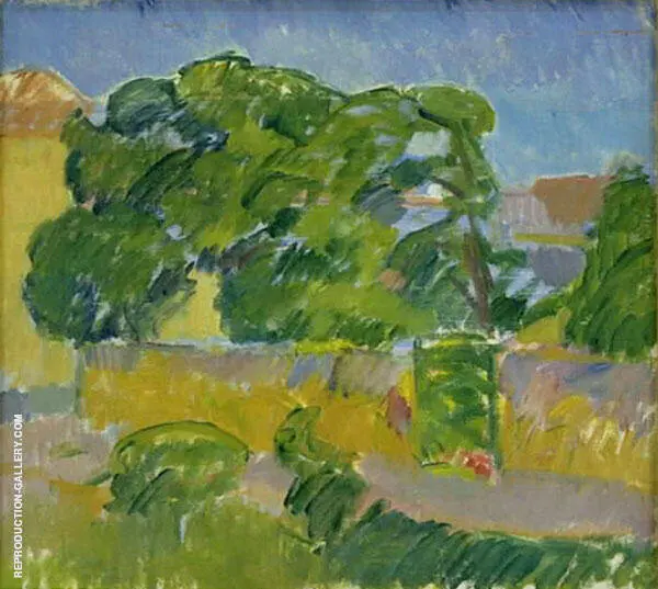 The old Priest Garden 1911 By Karl Isakson