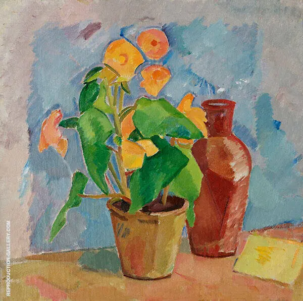 Yellow Begonia By Karl Isakson