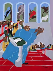 And God Created All The Beasts of The Earth 1989 By Jacob Lawrence
