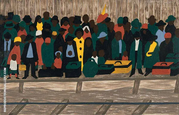 And The Migrants Kept Coming 1941 By Jacob Lawrence
