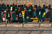 And The Migrants Kept Coming 1941 By Jacob Lawrence