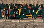 And The Migrants Kept Coming 1941 By Jacob Lawrence