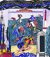 New Jersey from The United States Series 1946 By Jacob Lawrence