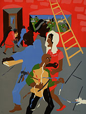 On The Way 1990 By Jacob Lawrence