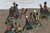 The Migrants Arrived in Great Numbers 1941 By Jacob Lawrence