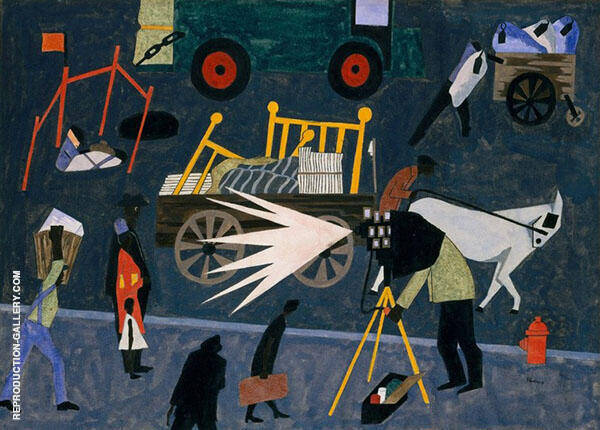 The Photographer 1942 by Jacob Lawrence | Oil Painting Reproduction