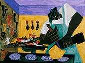 The Shoemaker 1945 By Jacob Lawrence