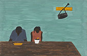 They were Very Poor 1941 By Jacob Lawrence