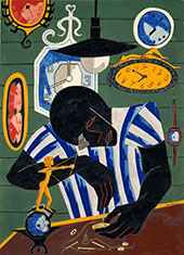 Watchmaker 1946 By Jacob Lawrence