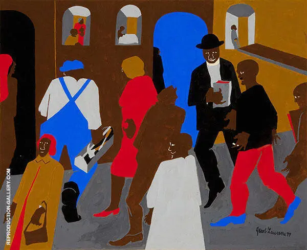 Windows 1977 By Jacob Lawrence