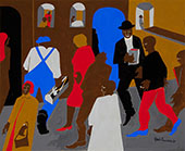Windows 1977 By Jacob Lawrence