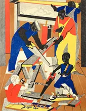 Workshop 1972 By Jacob Lawrence