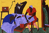 You Can Buy Bootleg Whiskey for Twenty Five Cents a Quart 1943 By Jacob Lawrence