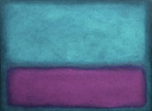 Purple and Aqua Landscape By Mark Rothko (Inspired By)