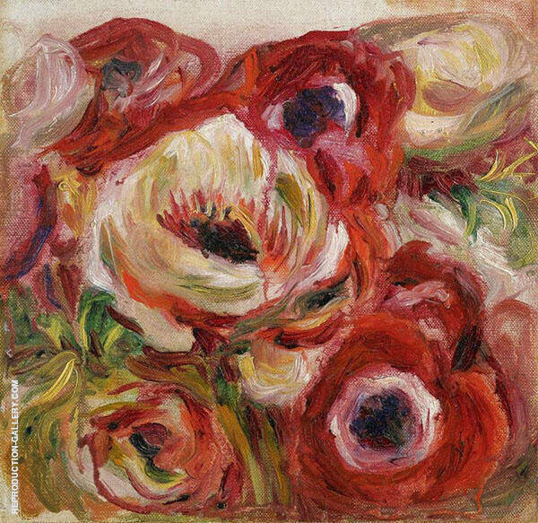 Anemones I by Pierre Auguste Renoir | Oil Painting Reproduction