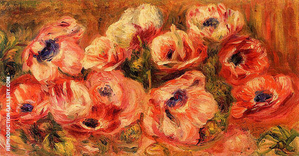 Anemones II by Pierre Auguste Renoir | Oil Painting Reproduction