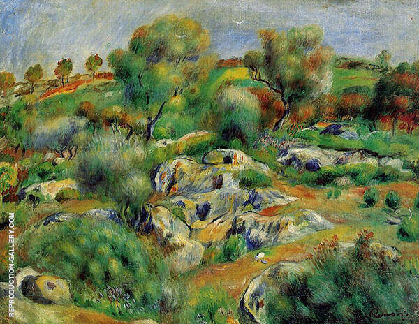 Breton Landscape by Pierre Auguste Renoir | Oil Painting Reproduction