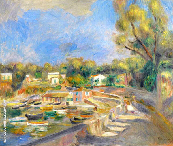 Cagnes Landscape 1910 by Pierre Auguste Renoir | Oil Painting Reproduction