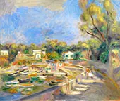 Cagnes Landscape 1910 By Pierre Auguste Renoir