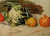 Cauliflower and Pomegranates 1890 By Pierre Auguste Renoir