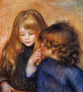 Jean and Coco The Artists Sons 1902 By Pierre Auguste Renoir