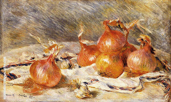 Onions 1881 by Pierre Auguste Renoir | Oil Painting Reproduction