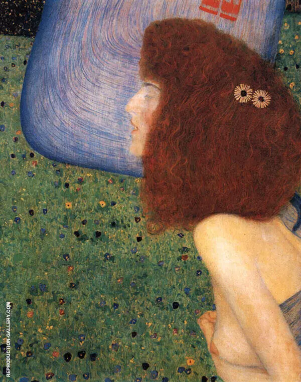 Girl with the Blue Veil 1903 By Gustav Klimt