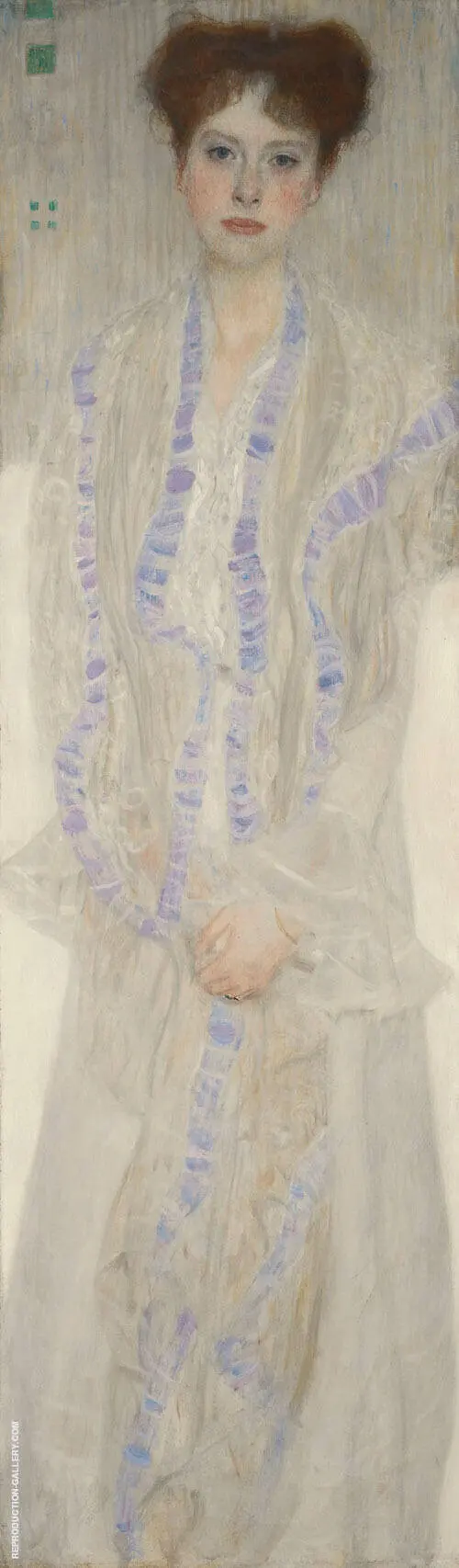 Portrait of Gertha Felssovanyi 1902 By Gustav Klimt