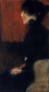 Portrait of a Lady 1897 By Gustav Klimt