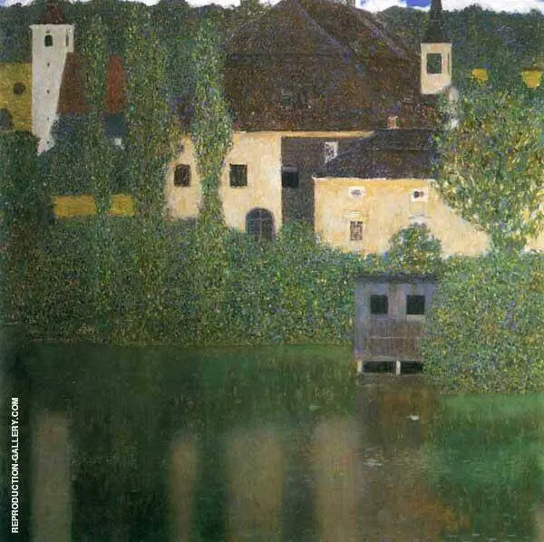 Schloss Kammer on the Attersee 1910 By Gustav Klimt