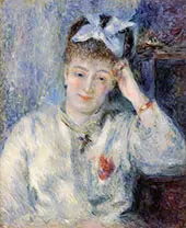 Portrait of Mademoiselle Marie Murer By Pierre Auguste Renoir