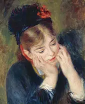 Reflexion 1877 By Pierre Auguste Renoir