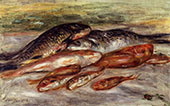 Still Life with Fish 1913 By Pierre Auguste Renoir