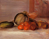 Still Life with Melon By Pierre Auguste Renoir