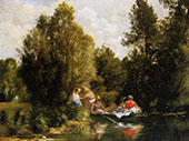 The Fairies Pond 1866 By Pierre Auguste Renoir