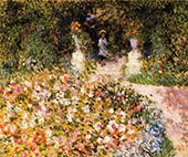 The Garden aka In The Park By Pierre Auguste Renoir