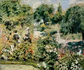 The Garden at Fontenay 1874 By Pierre Auguste Renoir
