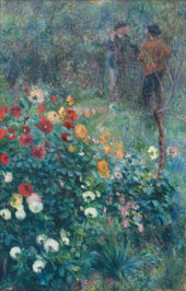 The Garden in The Rue Cortot at Montmartre 1876 By Pierre Auguste Renoir