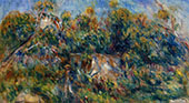 The Painter Taking a Stroll at Cagnes By Pierre Auguste Renoir