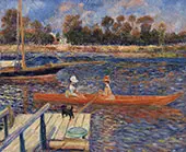 The Seine at Argenteuil By Pierre Auguste Renoir