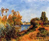 The Seine at Argenteuil 1888 By Pierre Auguste Renoir